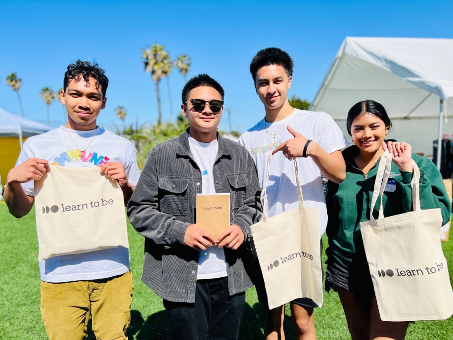 Service learning volunteers making a difference